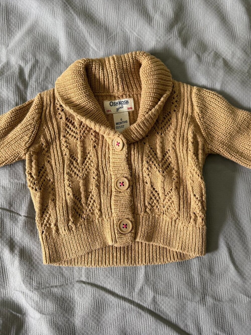 Osh Kosh button up sweater 6mns